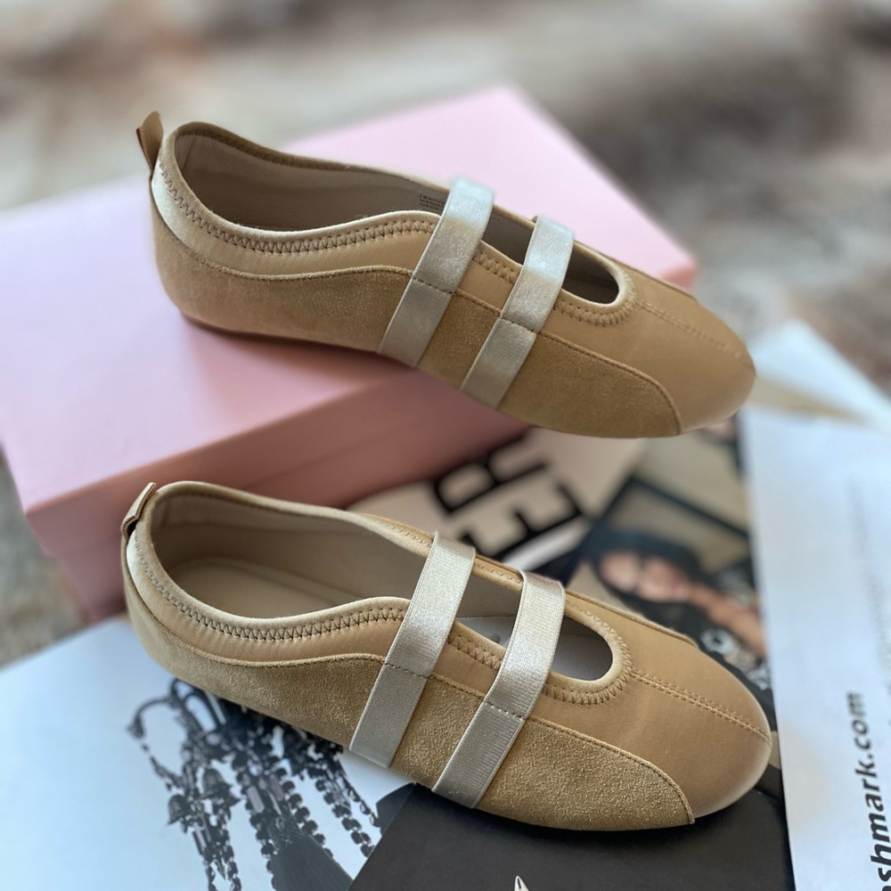 Anthropologie X Intentionally Blank Sporty Ballet Sneakers